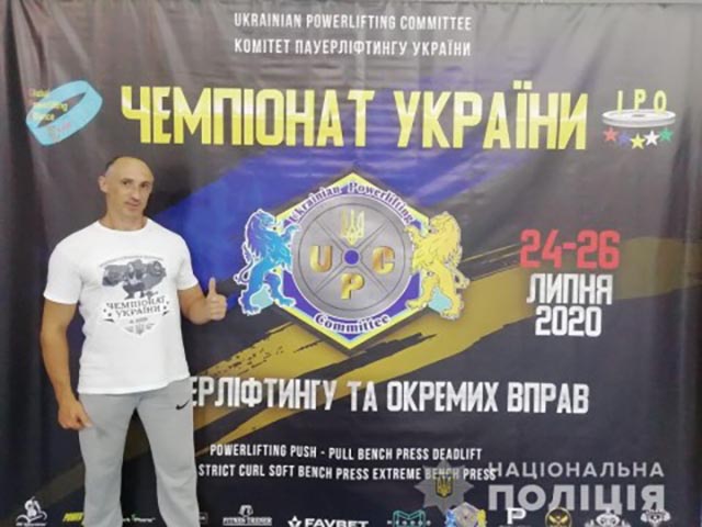 Білоцерківській поліцейський став чемпіоном України з пауерліфтингу