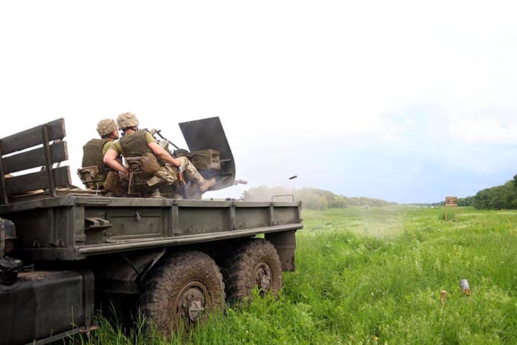 В 72-й ОМБр ім. Чорних Запорожців відбулися змагання на кращий розрахунок ЗУ-23