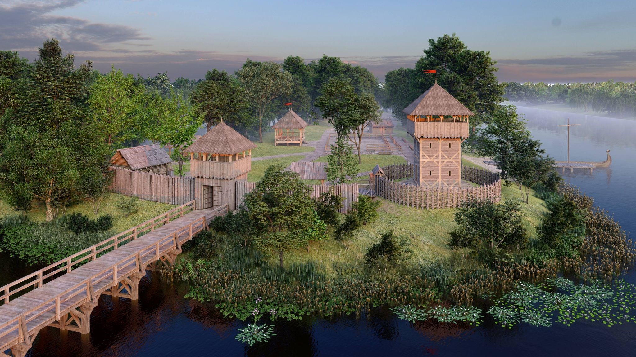 У Білій Церкві на острові кохання побудують середньовічний парк «Гюргівська фортеця»